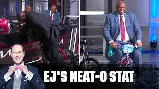 Shaq’s Scooter Ride In The Bahamas Gets Put To The Test | EJ's Neato Stat of the Night | NBA on TNT