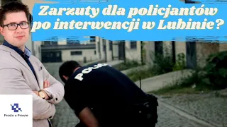 Zarzuty dla policjantów po interwencji w Lubinie? #shorts