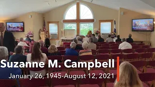 Suzanne M. Campbell funeral service September 4, 2021.