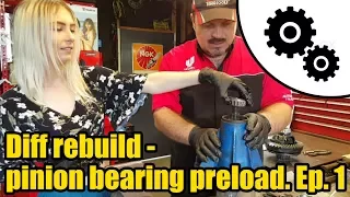 Diff rebuild - how to set pinion bearing preload Ep.1 #1023