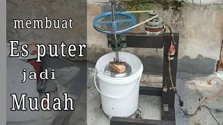 Cara membuat mesin pembuat es puter paling mudah