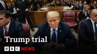 Donald Trump hush money trial hears opening statements | BBC News