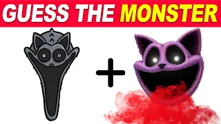 Guess the MONSTER'S by EMOJI | Poppy Playtime Chapter 3 & Smiling Critters | Dogday, Catnap Monster