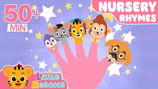 Finger Family + Colors Of The Rainbow +more Little Mascots Nursery Rhymes & Kids Songs