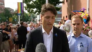 Trudeau offers condolences at Fredericton memorial