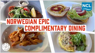 Norwegian Epic Complimentary Dining Review / The BEST Places to Eat For Free Onboard the Ship
