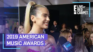 Dua Lipa & Anwar Hadid Make Red Carpet Debut at 2019 AMAs | E! Red Carpet & Award Shows