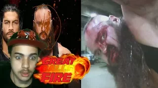 My Great Balls of Fire Braun Strowman vs Roman Reigns Ambulance Match Reaction!