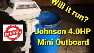 Buy & Sell - 1980s Johnson 4hp 2 stroke mini outboard motor