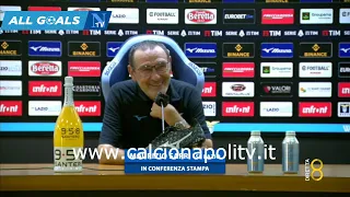 Lazio-Napoli 1-2 3/9/22 conferenza stampa Maurizio Sarri