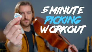 5 Minute Picking Workout For Beginner Guitar - DO THIS DAILY!