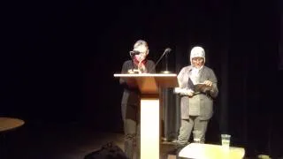 Rachida Madani and Marilyn Hacker read at Liverpool Poetry Cafe at The Bluecoat, 25 April 2013 (1)