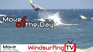 Move of the day - Back loop (aged 13) - Windsurfing TV