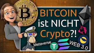 BITCOIN  ist nicht Crypto?! |  Das sind die Unterschiede