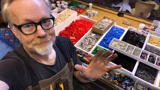 Adam Savage Builds a LEGO Sorting and Storage System!