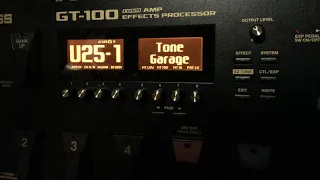 Boss GT-100 (guitar) pedal life hack!