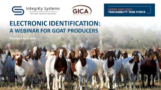 WEBINAR: eID for goat producers
