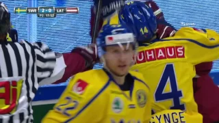 Ice hockey - friendly game 15.04.2017 - Latvia v Sweden | 4  - 3 |