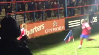 Shots 1-0 Dover (Stevenson)