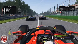 F1 2020 - 25% Race at Monza + Formation Lap and Safety Car Gameplay [4K 60FPS]