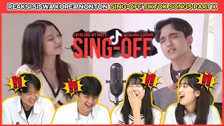 Reaksi Siswa Korea Nonton SING-OFF TIKTOK SONGS PART X vs Mirriam Eka 😍😍