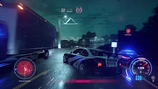 BMW M3 GTR Epic Cop Pursuit - Heat Level 5 | Need For Speed Heat