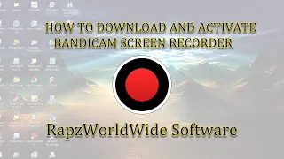How to activate Bandicam screen recorder and remove watermark - 2020