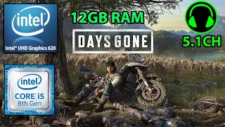 Days gone on Intel UHD 620 - 12GB RAM - i5 8250U