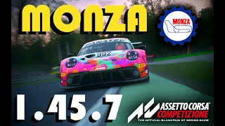 MONZA IN THE PORSCHE | 1:45.7 | Assetto Corsa Competizione Hotlap | Porsche 911 GT3-R @ Monza 2020