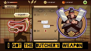 I got the butcher's weapon | Butcher Act 3 | Shadow Fight 2