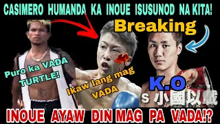 CASIMERO SUMAGOT NA KAY INOUE! OGUNI BRUTAL ANG SASAPITIN KAY ALAS! INOUE AYAW!?