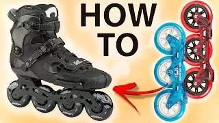 HOW TO  CORRECTLY CHANGE FRAMES ON INLINE SKATES - TUTORIAL