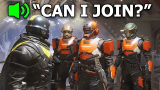 Joining Random Squads on Helldivers 2