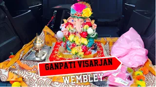 GANPATI VISARJAN LONDON WEMBLEY UK 2023 #ganpati #ganpatibappamorya #ganpatibappa #ganpativisarjan