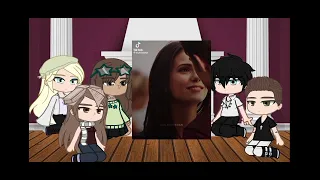 tvd reacting to Bonnie and her shipps (my universe - bamon, stelena and Karoline)