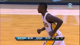 Pacers Dunk Show vs NY 2/20/2013