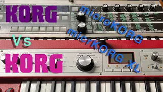 MicroKORG vs MicroKORG XL its a tiny keyboard comparison.  Which one is better?