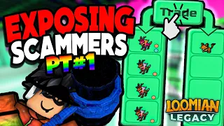 EXPOSING SCAMMER IN LOOMIAN LEGACY TRADE RESORT!!