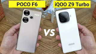 POCO F6 Vs iQOO Z9 Turbo Full Comparison | Which is Best | iQOO Z9 Turbo Launch Date in India