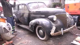 1939 CHEVROLET MASTER FIRST START IN 48 YEARS WILL IT RUN