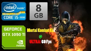 Mortal Kombat XL on Gtx 1050 ti benchmark maxed out