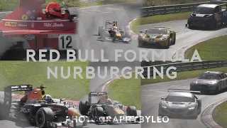 RED BULL FORMULA NÜRBURGRING🏎️🔥SEBASTIAN VETTEL IN HIS RB7 AND FORMULA 1 CARS ON THE NORDSCHLEIFE 🔥