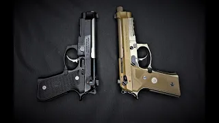 NEW!!! BERETTA M9A3 vs. 92G ELITE LTT (LANGDON TACTICAL) COMPARISON REVIEW