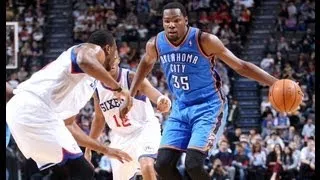 Kevin Durant Posts a Double-Double in Manchester!