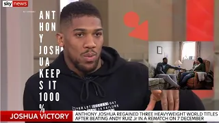 ANTHONY JOSHUA REVEALS WHY HE STILL LIVES WITH HIS MOM, TALKS BEING THE HEAD OF THE FAMILY E.T.C