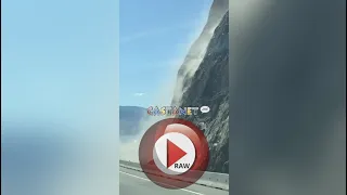 Rockslide near Summerland