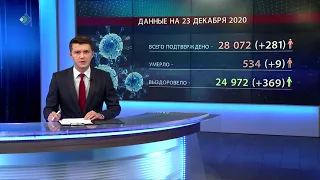 Данные по коронавирусу на 23 декабря