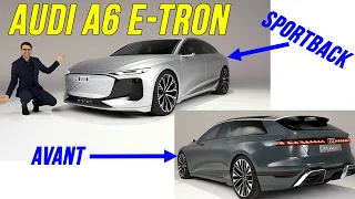 The Audi A6 EV is coming! Audi A6 e-tron Sportback vs Avant (EV estate)⚡ and what about the A7 EV? 🤔