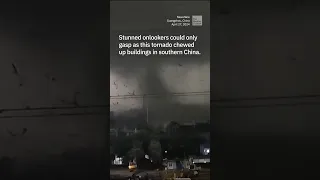 Deadly tornado destroys buildings in China