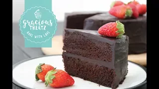 Eggless Moist Chocolate Cake Recipe